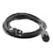 Ac Works SJTW Extension Cord, 14 AWG, Indoor/Outdoor, 14/3, 1 Outlets, 5-15R, Black, PVC, 5-15P, 10 ft S515PR-120QL - alternate 1